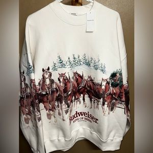Abercrombie & Fitch Budweiser Sweatshirt